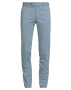 Pt Torino Man Pants Light Blue Size 42 Cotton, Elastane