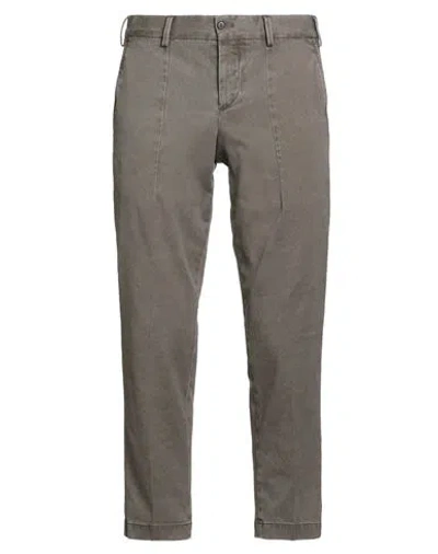 Pt Torino Man Pants Light Brown Size 36 Cotton, Elastane