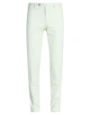 Pt Torino Man Pants Light Green Size 32 Cotton, Elastane In White