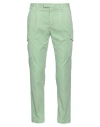Pt Torino Man Pants Green Size 36 Cotton, Polyamide, Elastane In Green