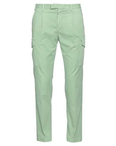PT TORINO PT TORINO MAN PANTS LIGHT GREEN SIZE 32 COTTON, ELASTANE