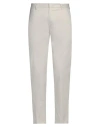 Pt Torino Man Pants Light Grey Size 38 Cotton, Polyamide, Elastane