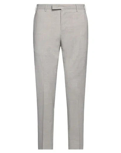 Pt Torino Man Pants Light Grey Size 34 Virgin Wool, Elastane