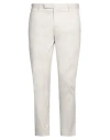 Pt Torino Man Pants Light Grey Size 34 Cotton, Polyamide, Elastane