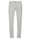 Pt Torino Man Pants Light Grey Size 35 Cotton, Lyocell, Elastane