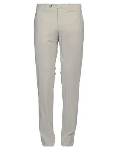 Pt Torino Man Pants Light Grey Size 38 Polyamide, Elastane