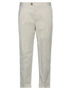 Pt Torino Man Pants Light Grey Size 38 Cotton, Elastane