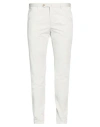 Pt Torino Man Pants Ivory Size 38 Cotton In White