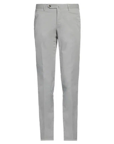 PT TORINO PT TORINO MAN PANTS LIGHT GREY SIZE 40 COTTON, ELASTANE
