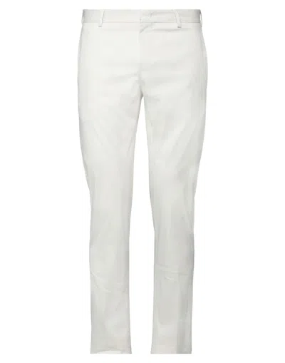 Pt Torino Man Pants Light Grey Size 40 Cotton, Polyamide, Elastane