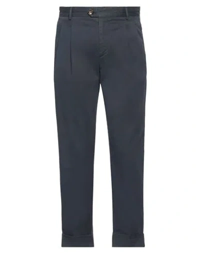 Pt Torino Man Pants Midnight Blue Size 28 Cotton, Elastane