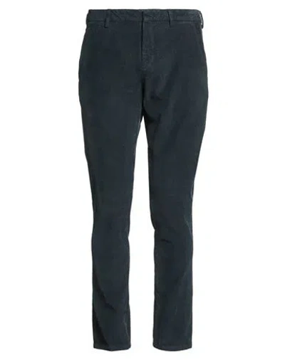 Pt Torino Man Pants Midnight Blue Size 34 Cotton, Elastane In Black