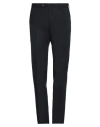 Pt Torino Dark Grey Stretch Cotton Chino Pant In Blue