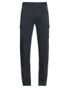 Pt Torino Man Pants Midnight Blue Size 36 Cotton, Linen, Elastane