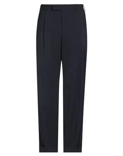 Pt Torino Man Pants Midnight Blue Size 36 Virgin Wool, Polyamide, Elastane In Blue