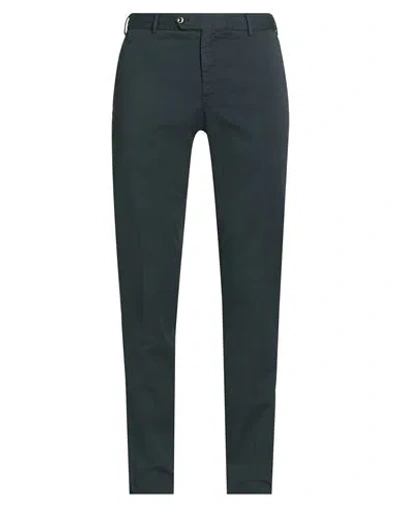 Pt Torino Man Pants Midnight Blue Size 38 Cotton, Elastane