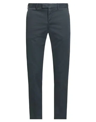 Pt Torino Man Pants Midnight Blue Size 38 Cotton, Modal, Elastane In Multi