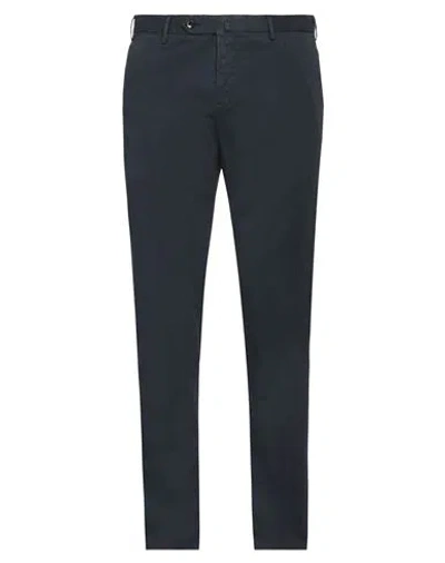 Pt Torino Man Pants Midnight Blue Size 40 Cotton, Polyamide, Elastane