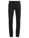 Pt Torino Man Pants Midnight Blue Size 42 Cotton, Elastane In Black