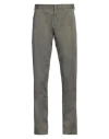 Pt Torino Man Pants Military Green Size 40 Cotton, Elastane In Green