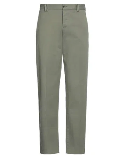 Pt Torino Man Pants Military Green Size 30 Cotton, Elastane