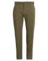 Pt Torino Man Pants Military Green Size 32 Cotton, Polyamide, Elastane