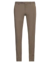 Pt Torino Man Pants Military Green Size 34 Cotton, Polyamide, Elastane