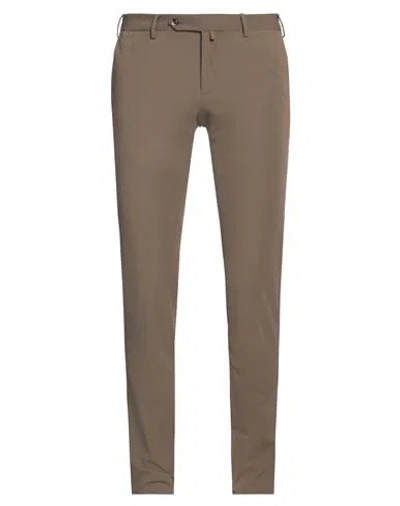 Pt Torino Man Pants Military Green Size 34 Cotton, Polyamide, Elastane
