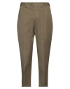 Pt Torino Man Pants Military Green Size 34 Cotton In Green