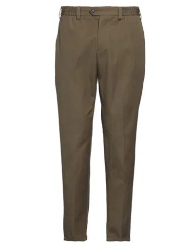 Pt Torino Man Pants Military Green Size 34 Cotton