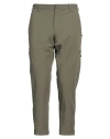 Pt Torino Man Pants Military Green Size 34 Cotton, Polyamide, Elastane In Green