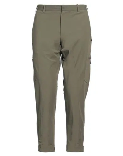 Pt Torino Man Pants Military Green Size 34 Cotton, Polyamide, Elastane