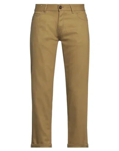 Pt Torino Man Pants Military Green Size 32 Virgin Wool, Elastane