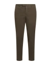 Pt Torino Man Pants Military Green Size 36 Cotton, Elastane