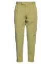 Pt Torino Man Pants Military Green Size 36 Cotton, Elastane