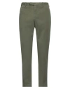 Pt Torino Straight Trousers With Pockets And Loops In Green
