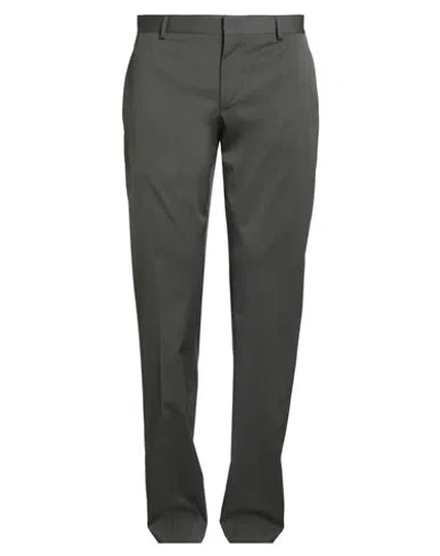 Pt Torino Man Pants Military Green Size 36 Polyester, Virgin Wool, Elastane