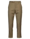 Pt Torino Man Pants Military Green Size 36 Virgin Wool