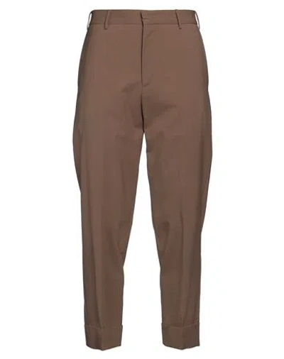 Pt Torino Man Pants Military Green Size 36 Virgin Wool, Polyamide, Elastane