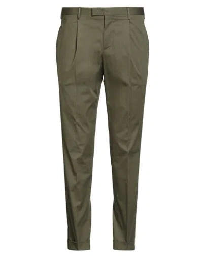 PT TORINO PT TORINO MAN PANTS MILITARY GREEN SIZE 38 COTTON, ELASTANE