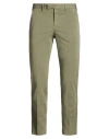 Pt Torino Man Pants Military Green Size 38 Cotton, Elastane