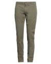 Pt Torino Man Pants Military Green Size 38 Modacrylic, Cotton, Elastane