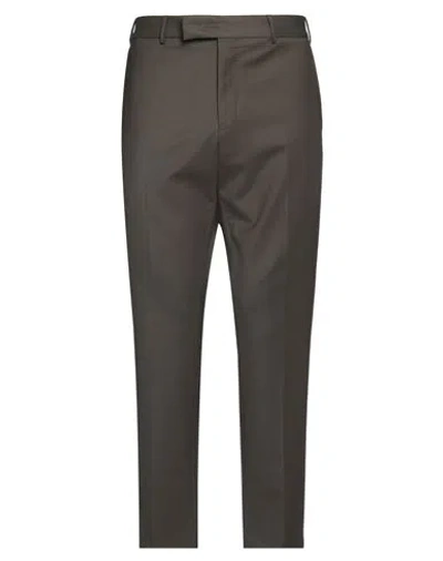 Pt Torino Man Pants Military Green Size 38 Virgin Wool, Elastane
