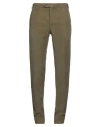 Pt Torino Man Pants Military Green Size 40 Lyocell, Linen, Cotton