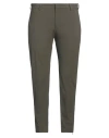 Pt Torino Man Pants Military Green Size 40 Polyamide, Elastane In Green