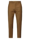 Pt Torino Man Pants Camel Size 38 Virgin Wool, Mohair Wool In Yellow