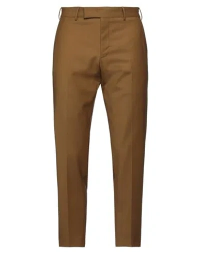 PT TORINO PT TORINO MAN PANTS MUSTARD SIZE 30 VIRGIN WOOL, ELASTANE