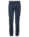 Pt Torino Man Pants Navy Blue Size 36 Cotton, Elastane