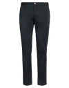 Pt Torino Man Pants Navy Size 36 Cotton, Elastane In Navy Blue