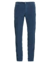 Pt Torino Man Pants Navy Size 33 Cotton, Elastane